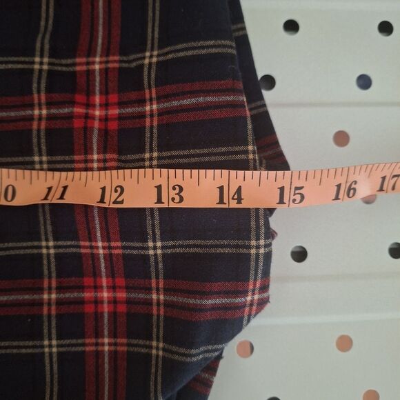 River Island Womens Coquette Skort Short Plaid Faux Leather Side Zip Size 8 - Picture 12 of 15